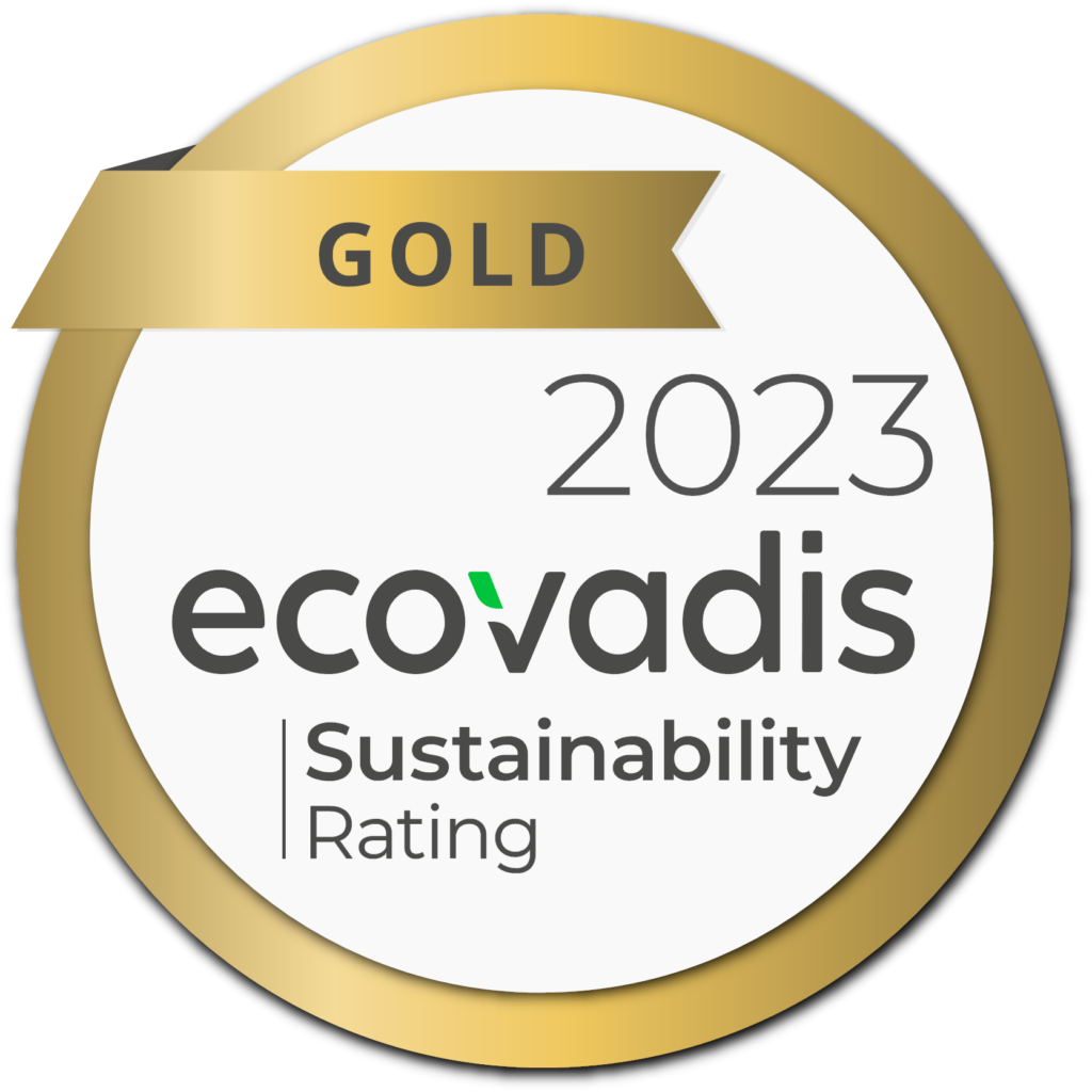 Ecovadis 2023 Logo Gold Rating