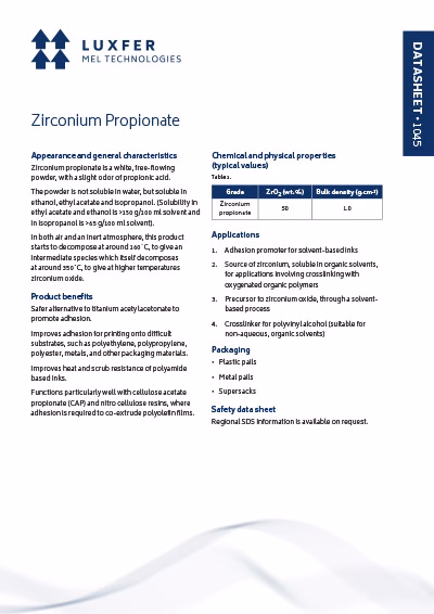 Luxfer-MEL-DS-1045-Zirconium-Propionate-0726